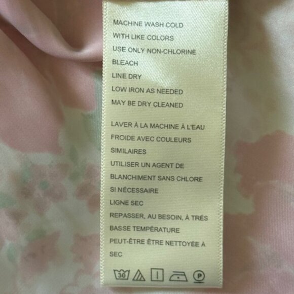 Free People Aurora Dress Red Floral A-line Mini Babydoll Puff Sleeves Large NWOT - Picture 15 of 16